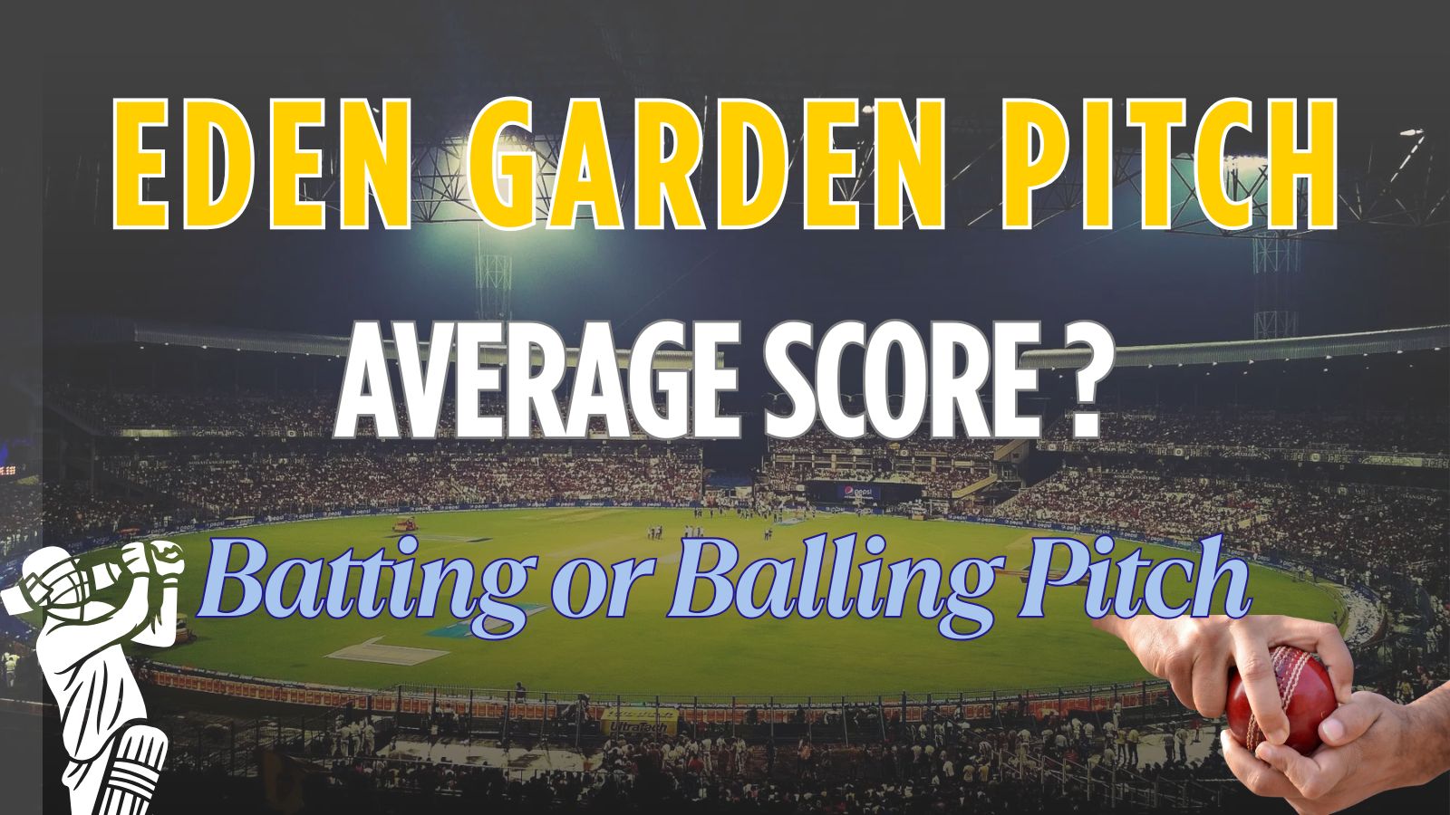 Eden Gardens Average Score in IPL