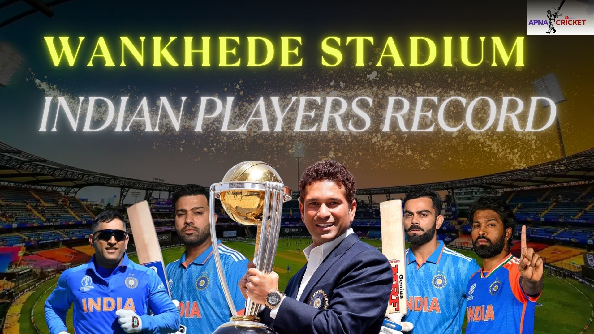 Wankhede stadium indian players records