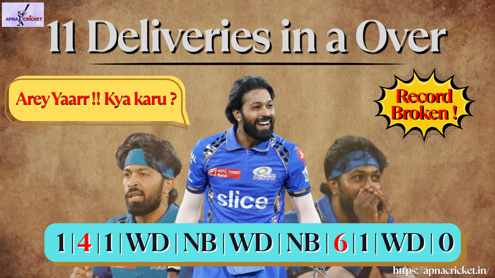 Longest Over in IPL
